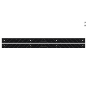 Stair Treads Gripstrip BAREFOOT Black 32"X2" 2/pkg
