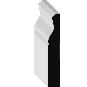 Primed Pine F/J Baseboard - 11/16"x4-1/8"x16' (MP310)