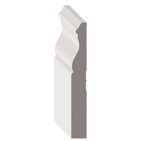 Primed Pine F/J Baseboard- 11/16"x5-1/4"x16' (MP311)