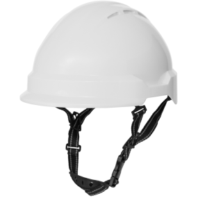 Hard Hat Type1 With Chin Strap White