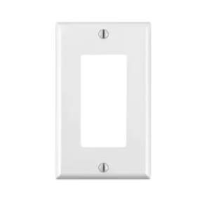 Leviton 1-Gang Wallplate White 