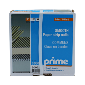 Nail Stick Smooth 30deg Generic Paslode 3"X120 (3M) (Paper Tape)