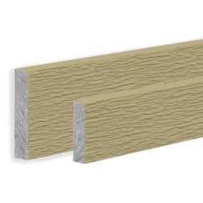 3/4" x 3.5" Rustic Grain Hardie Trim Primed 12'