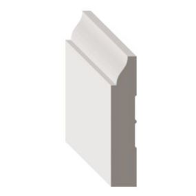 Primed Pine F/J Baseboard- 7/16"x2-1/4"x16' (MP625)