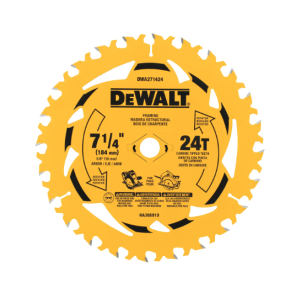 Blade Carbide 7-1/4X24T Dewalt (DW27142B10)