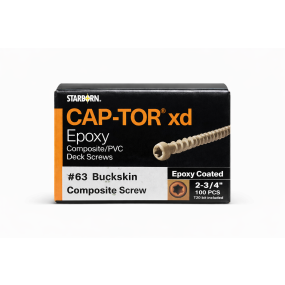 Screw Cap Tor Epoxy Coated Buck Skin 2-3/4" 100pk Starborn #63