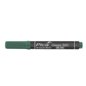 Pica Permanent Marker, Round Tip Green 1-4mm